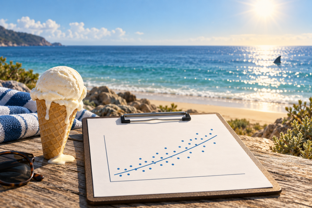 Correlation Is Not Causation: Ask the Sharks